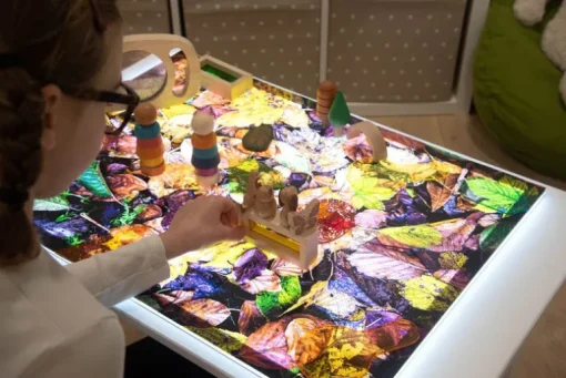 A2 Light Panel + Autumn Leaves Play Mat 73578P (Direct Shipping)