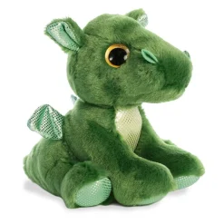 Aurora Rumble Green Soft Toy Dragon | Little Whispers