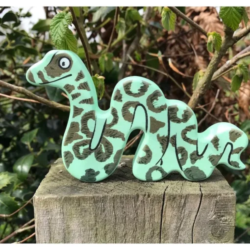 Bajo Snake Wooden Figure