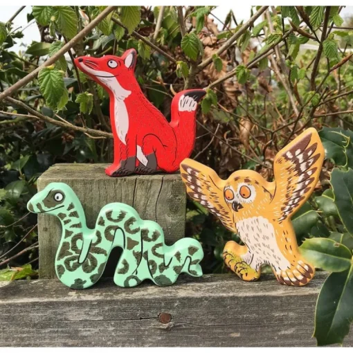 Bajo Snake Wooden Figure