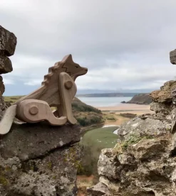 Bajo Wooden Jointed Wolf