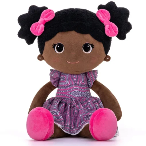 Bibinee Mabel Doll (Ankara) Soft Plush Ethnic Doll (Direct Shipping)