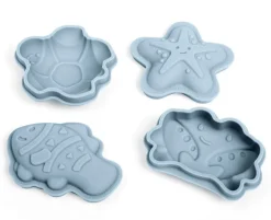 Bigjigs Silicone Sand Moulds Dove Grey