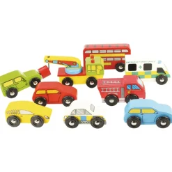 Bigjigs Wooden Vehicle Pack (9pcs)