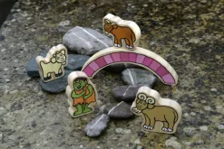 Billy Goats Gruff Story Sack with wooden characters