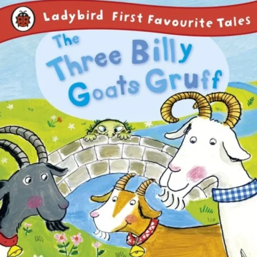 Billy Goats Gruff Story Sack with wooden characters