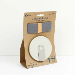Collapsible Silicone Cup + Straw 20oz Lavender