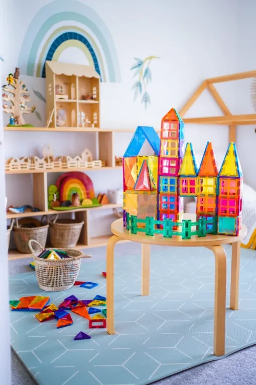 Connetix Tiles Magnetic Building Set - 102 Piece Creative Pack Rainbow