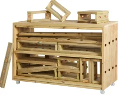 Cosy Imagineering Block Trolley With 25 Blocks 47008 (Direct Shipping Item)