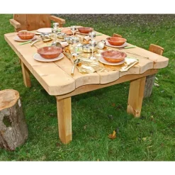Cosy Rustic Kitchen Work Table (Direct Shipping Item)