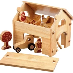 Deluxe Farm Barn Set with Natural Characters BU29