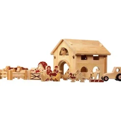 Deluxe Farm Barn Set with Natural Characters BU29