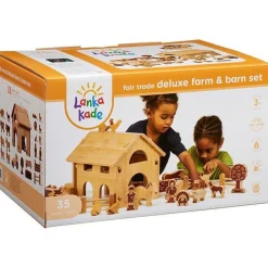 Deluxe Farm Barn Set with Natural Characters BU29
