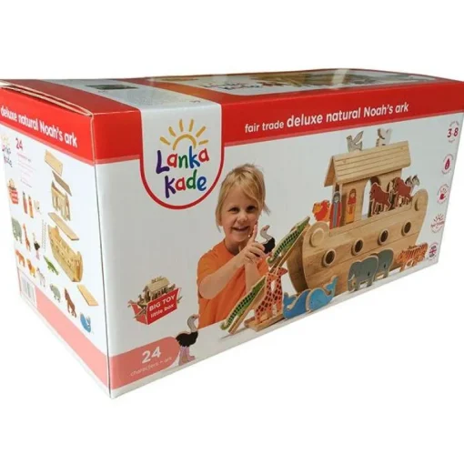 Deluxe Noah's Ark With 24 Colourful Animals (Direct Shipping)