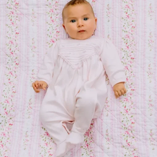 Emile Rose Felicia Pretty Pink Baby Girls Babygrow