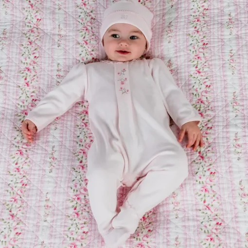Emile Rose Girls Delta Pink Sleepsuit 2539PP