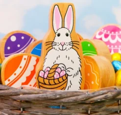 Five Little Easter Bunnies Story Sack with Lanka Kade Wooden Easter Eggs