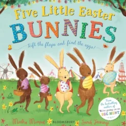 Five Little Easter Bunnies Story Sack with Lanka Kade Wooden Easter Eggs