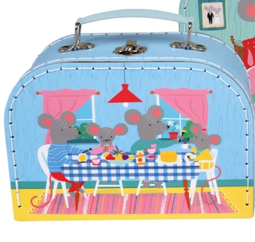 Folkmanis Limited Edition Mouse in a Suitcase