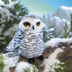 Folkmanis Small Snowy Owl Plush Hand Puppet