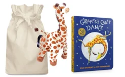 Giraffes Can't Dance Story Sack with Beleduc Giraffe Hand Puppet