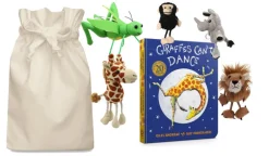 Giraffes Can't Dance Story Sack with Puppet Company Finger Puppets