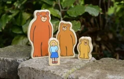 Goldilocks and the Three Bears Story Sack with Yellow Door Wooden Characters
