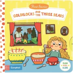 Goldilocks and the Three Bears Story Sack with Yellow Door Wooden Characters
