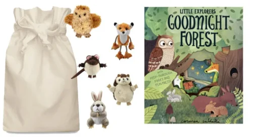 Goodnight Forest Story Sack with Puppet Company Finger Puppets