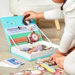 Janod Sports Magnetic Book