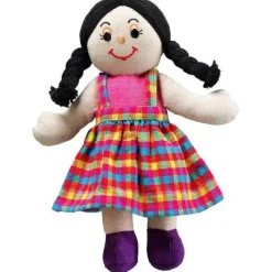 Lanka Kade Girl Rag Doll White Skin, Black Hair