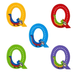 Lanka Kade Wooden Animal Letter Q