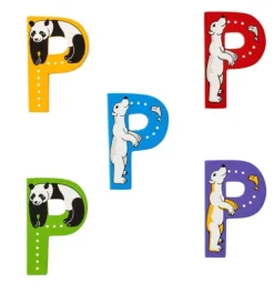 Lanka Kade Wooden Animal Letter P