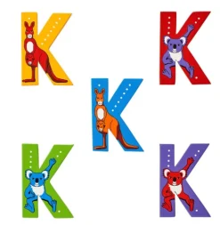 Lanka Kade Wooden Animal Letter K