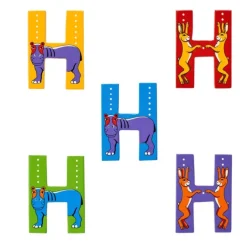 Lanka Kade Wooden Animal Letter H