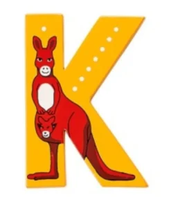 Lanka Kade Wooden Animal Letter K