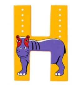 Lanka Kade Wooden Animal Letter H