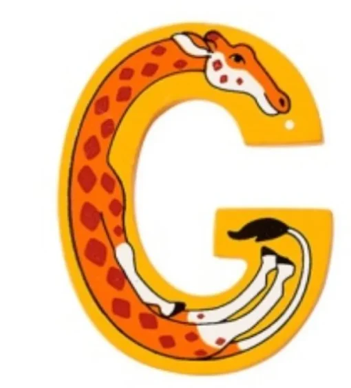 Lanka Kade Wooden Animal Letter G