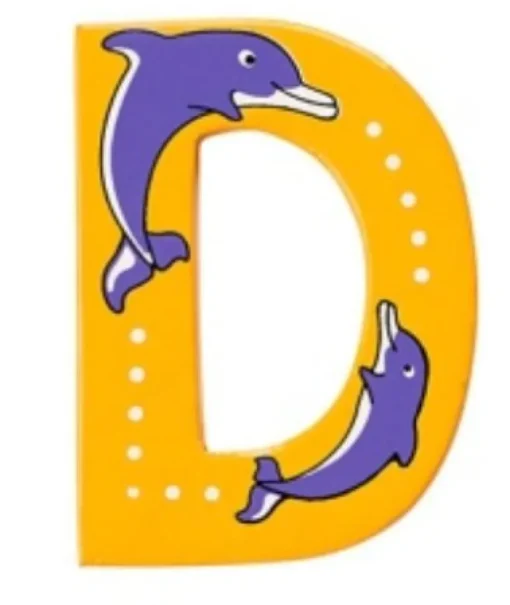 Lanka Kade Wooden Animal Letter D