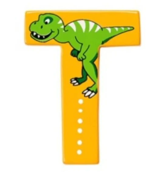 Lanka Kade Wooden Animal Letter T