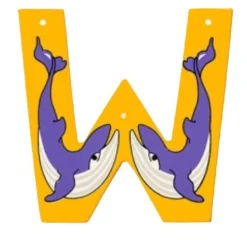 Lanka Kade Wooden Animal Letter W