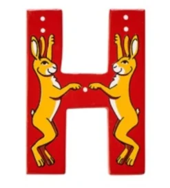 Lanka Kade Wooden Animal Letter H