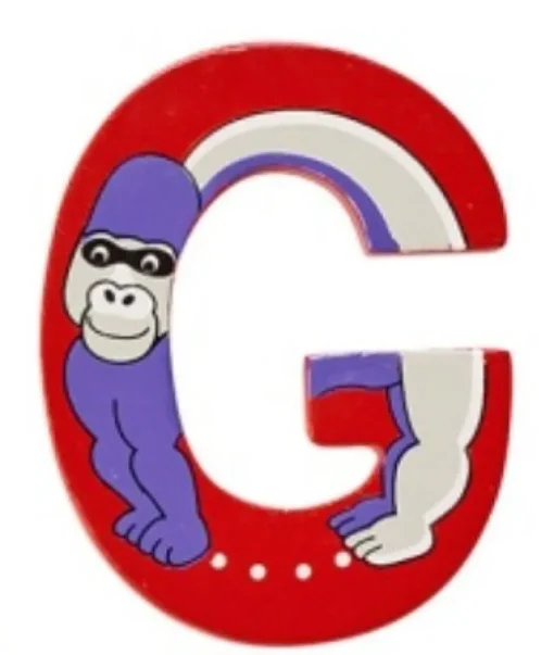 Lanka Kade Wooden Animal Letter G