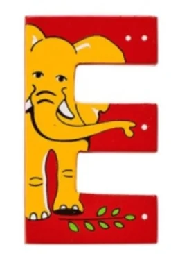 Lanka Kade Wooden Animal Letter E