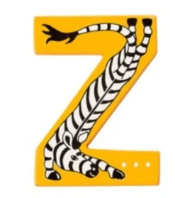 Lanka Kade Wooden Animal Letter Z