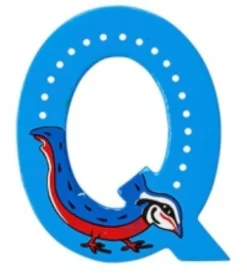 Lanka Kade Wooden Animal Letter Q