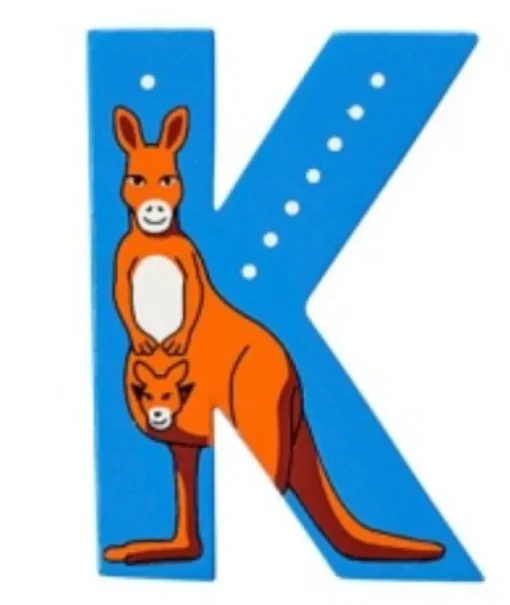 Lanka Kade Wooden Animal Letter K