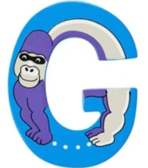 Lanka Kade Wooden Animal Letter G