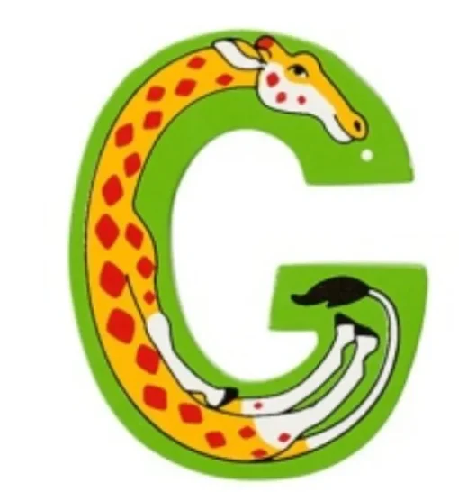 Lanka Kade Wooden Animal Letter G