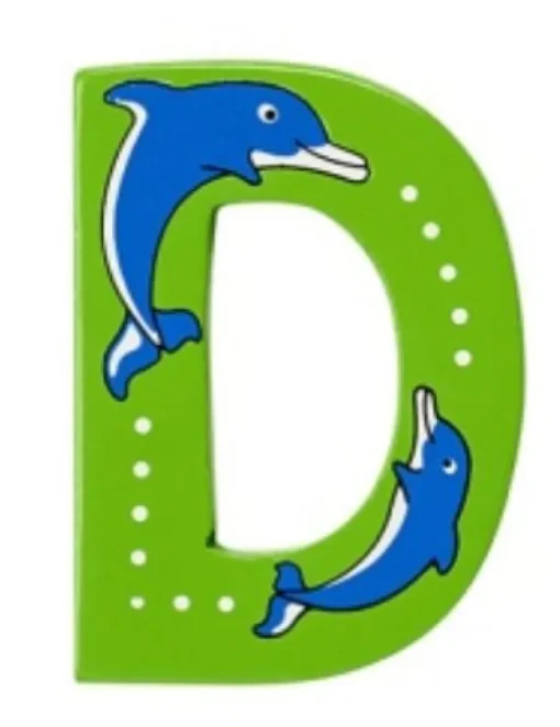 Lanka Kade Wooden Animal Letter D